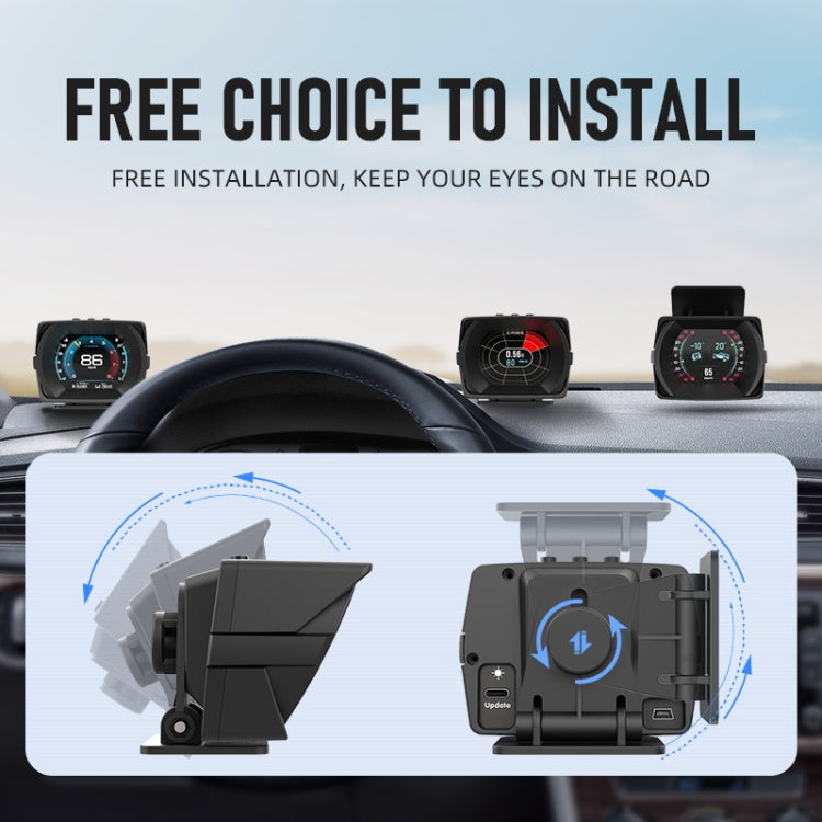 A450 OM Car 2.8 inch OBDII + MEMS Head-Up Display System - Head Up Display System by PMC TechLife | Online Shopping South Africa | PMC TechLife | Buy Now Pay Later Mobicred