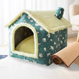 House Type Universal Removable and Washable Pet Dog Cat Bed Pet Supplies, Size:L(Green Bear House + Mat) - Pet Houses & Accessories by PMC TechLife | Online Shopping South Africa | PMC TechLife | Buy Now Pay Later Mobicred