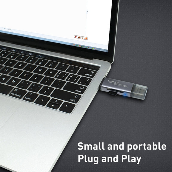 ADS-101 USB 3.0 Multi-function Card Reader(Grey)