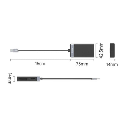 ORICO CL4T-A3 4-in-1 Simultaneously USB 3.0 Multifunction Card Reader(Black) - free shipping - PMC Jewellery - Order now!