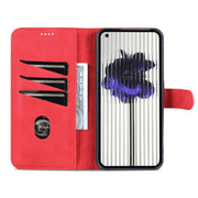 For Nothing Phone 1 AZNS Skin Feel Calf Texture Flip Leather Phone Case (Red)