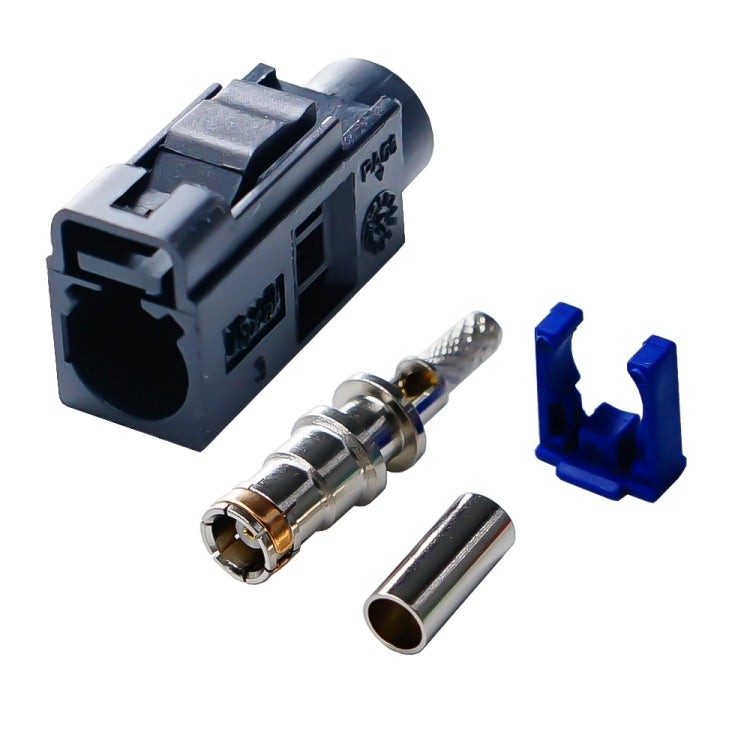 For RG174 Cable Fakra Radio Crimp Female Jack / Plug Connector with Phantom RF Coaxial(Fakra  A) - GPS Accessories by PMC Jewellery | Online Shopping South Africa | PMC Jewellery | Buy Now Pay Later Mobicred