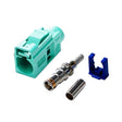 For RG174 Cable Fakra Radio Crimp Female Jack / Plug Connector with Phantom RF Coaxial(Fakra E) - GPS Accessories by PMC TechLife | Online Shopping South Africa | PMC TechLife | Buy Now Pay Later Mobicred
