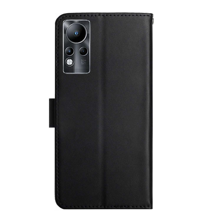 For Infinix Note 11 Genuine Leather Fingerprint-proof Horizontal Flip Phone Case(Black) - Infinix Cases by PMC TechLife | Online Shopping South Africa | PMC TechLife | Buy Now Pay Later Mobicred