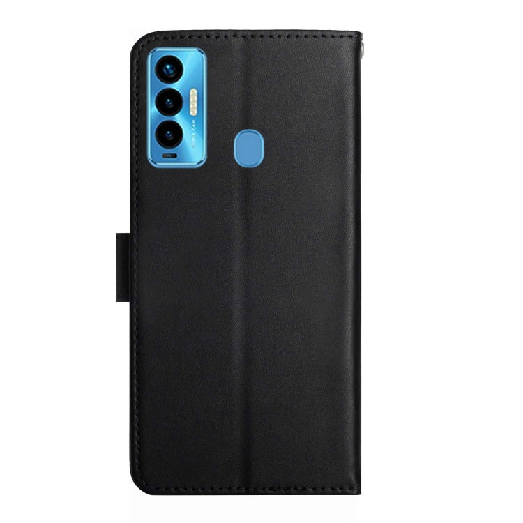 For Tecno Camon 18i Genuine Leather Fingerprint-proof Horizontal Flip Phone Case(Black) - Tecno Cases by PMC TechLife | Online Shopping South Africa | PMC TechLife | Buy Now Pay Later Mobicred