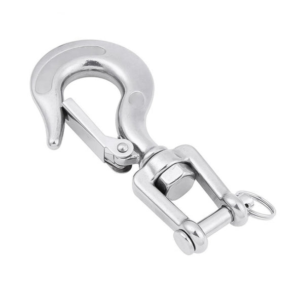 650kg Load Bearing 304 Stainless Steel Rotatable Fork Hoist Chain Lifting Cargo Hook
