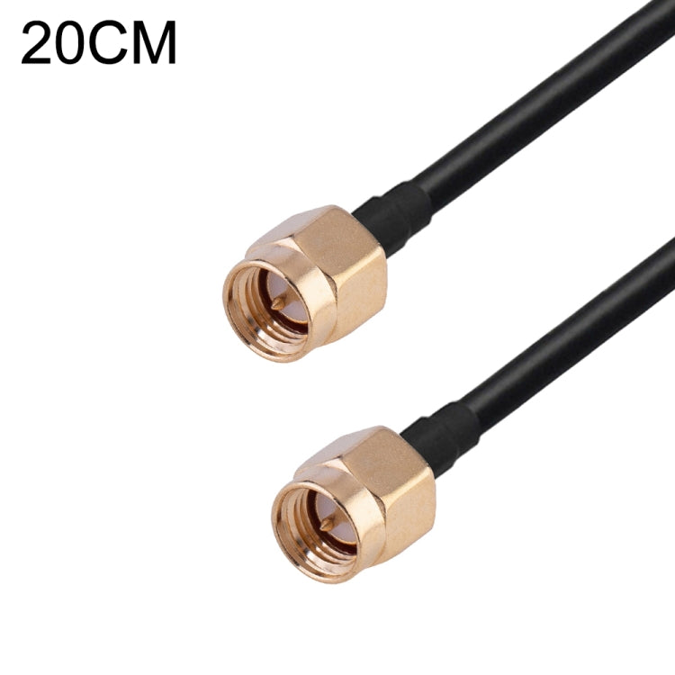 SMA Male to SMA Male RG174 RF Coaxial Adapter Cable, Length: 20cm - Connectors by PMC TechLife | Online Shopping South Africa | PMC TechLife