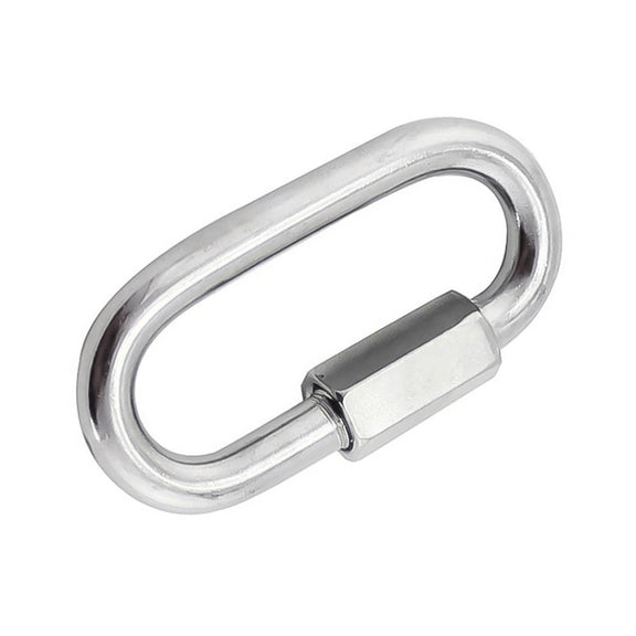 3 PCS 5mm 304 Stainless Steel Quick Connect Ring Runway Buckle