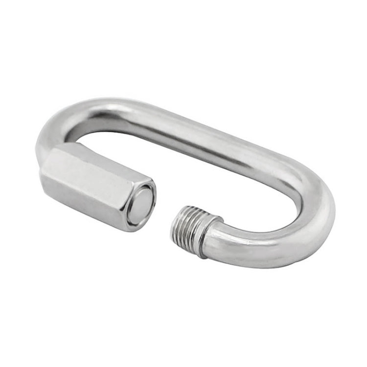 3 PCS 5mm 304 Stainless Steel Quick Connect Ring Runway Buckle