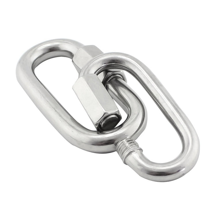 3 PCS 6mm 304 Stainless Steel Quick Connect Ring Runway Buckle - Hooks by PMC Jewellery | Online Shopping South Africa | PMC Jewellery | Buy Now Pay Later Mobicred