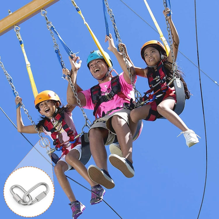 10mm 304 Stainless Steel Quick Connect Ring Runway Buckle - Hooks by PMC TechLife | Online Shopping South Africa | PMC TechLife | Buy Now Pay Later Mobicred