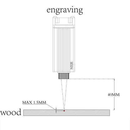 NEJE B30635 500MW 405nm Laser Engraver Module Kits - free shipping - PMC Jewellery - Order now!