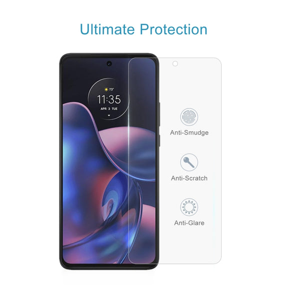 10 PCS 0.26mm 9H 2.5D Tempered Glass Film For Motorola Edge (2022)
