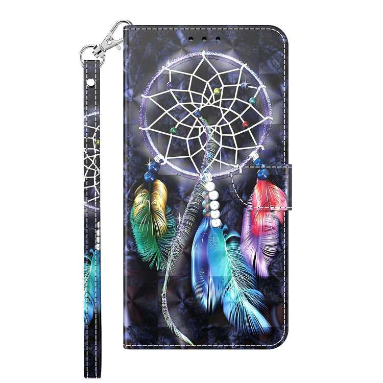 For OPPO A54 5G / A74 5G 3D Painted Leather Phone Case(Colorful Dreamcatcher) - OPPO Cases by PMC TechLife | Online Shopping South Africa | PMC TechLife