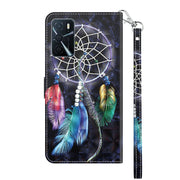 For OPPO A54 5G / A74 5G 3D Painted Leather Phone Case(Colorful Dreamcatcher)
