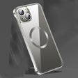 For iPhone 14 Plus Frameless Glass CD MagSafe Case (Black) - iPhone 14 Plus Cases by PMC TechLife | Online Shopping South Africa | PMC TechLife | Buy Now Pay Later Mobicred