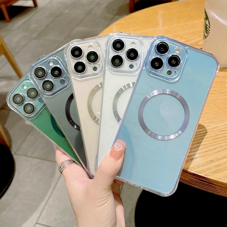 For iPhone 14 Plus Frameless Glass CD MagSafe Case (Dark Green) - free shipping - PMC Jewellery - Order now!