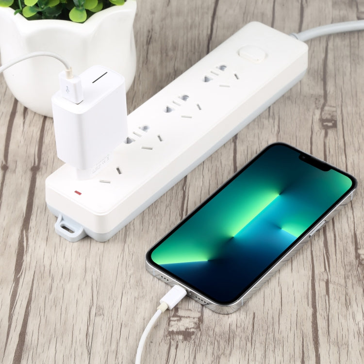 LZ-1130 QC 3.0 USB Charger, Plug Type:EU Plug(White)