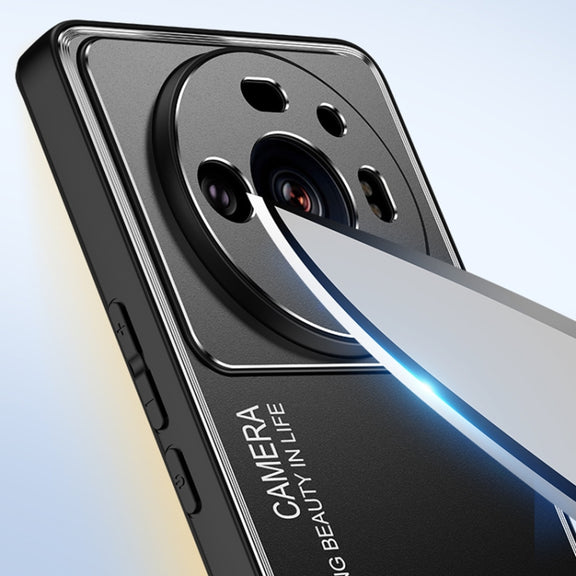 For Xiaomi 12 Pro/12S Pro Light and Shadow Series Frosted Metal Phone Case(Silver)