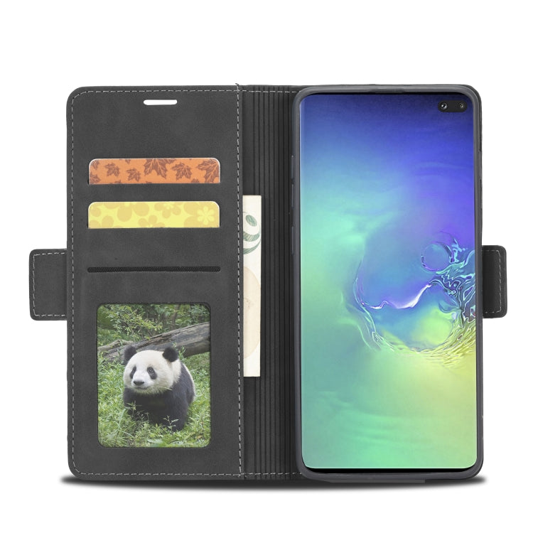 For Samsung Galaxy S10e Forwenw Dual-side Buckle Leather Phone Case(Black) - free shipping - PMC Jewellery - Order now!