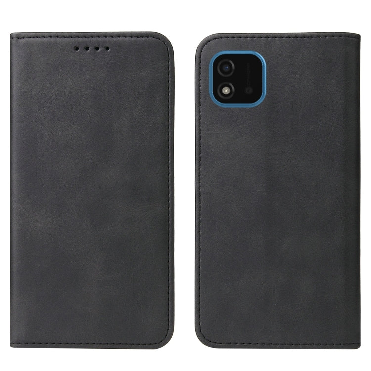 For Realme C11 2021 Magnetic Closure Leather Phone Case(Black) - free shipping - PMC TechLife - Order now!