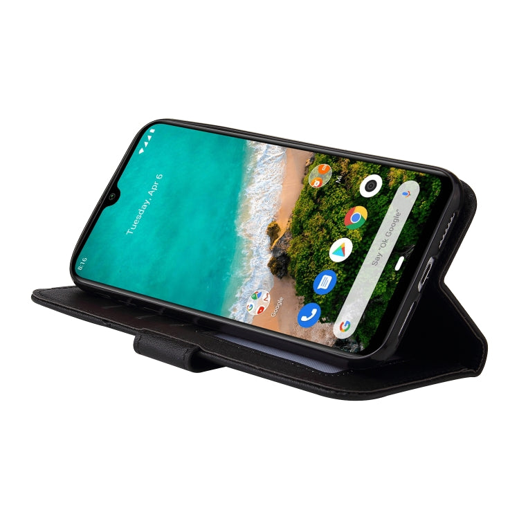 For Xiaomi Mi A3 GQUTROBE Right Angle Leather Phone Case(Black) - free shipping - PMC TechLife - Order now!