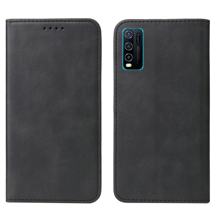 For vivo Y30 Magnetic Closure Leather Phone Case(Black) - vivo Cases by PMC TechLife | Online Shopping South Africa | PMC TechLife