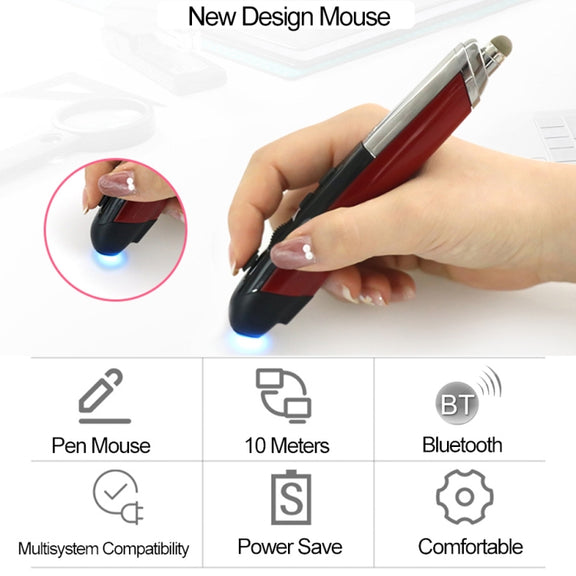 PR-08 Multifunctional Wireless Bluetooth Pen Mouse Capacitive Pen Mouse(Grey)