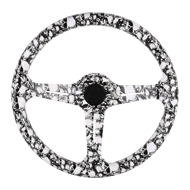 35cm Car Racing Graffiti ABS Steering Wheel(Style 4) - free shipping - PMC TechLife - Order now!