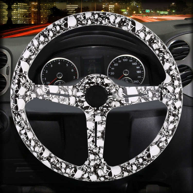 35cm Car Racing Graffiti ABS Steering Wheel(Style 4) - free shipping - PMC TechLife - Order now!