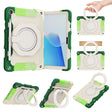For Huawei MatePad T 10s / T10 Armor Contrast Color Silicone + PC Tablet Case(Rainbow Green) - Huawei by PMC TechLife | Online Shopping South Africa | PMC TechLife | Buy Now Pay Later Mobicred