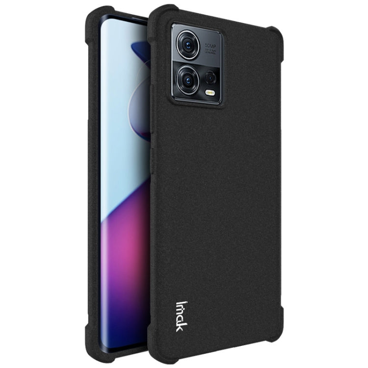 For Motorola Moto S30 Pro 5G / Edge 30 Fusion imak All-inclusive Shockproof Airbag TPU Phone Case(Matte Black) - Motorola Cases by imak | Online Shopping South Africa | PMC TechLife | Buy Now Pay Later Mobicred
