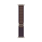 Nylon Loop Watch Band For Apple Watch Ultra & Ultra 2 49mm / Series 9&8&7 45mm / SE 2&6&SE&5&4 44mm(Indigo Blue)