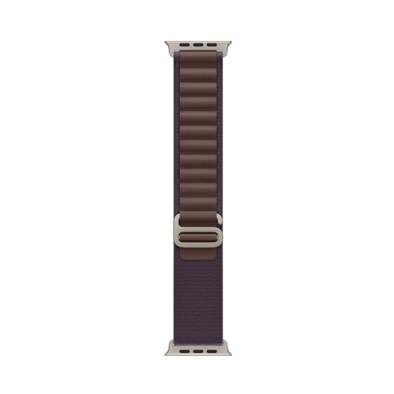 Nylon Loop Watch Band For Apple Watch Ultra & Ultra 2 49mm / Series 9&8&7 45mm / SE 2&6&SE&5&4 44mm(Indigo Blue)