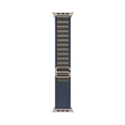 Nylon Loop Watch Band For Apple Watch Ultra & Ultra 2 49mm / Series 9&8&7 45mm / SE 2&6&SE&5&4 44mm(Blue)