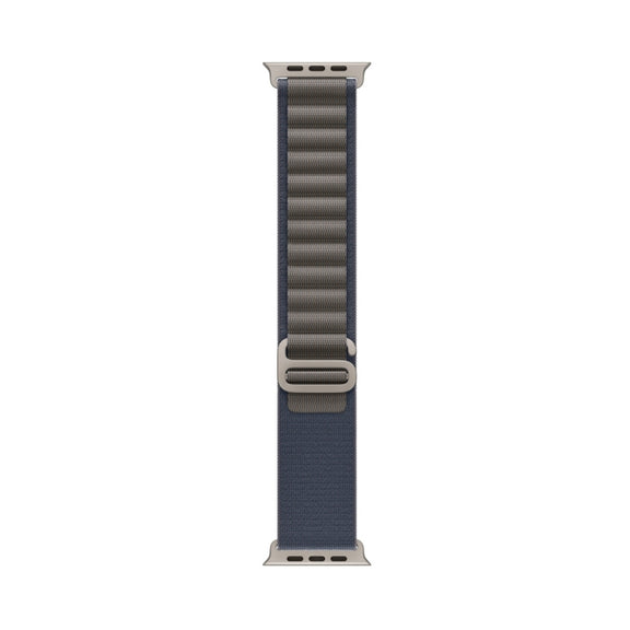 Nylon Loop Watch Band For Apple Watch Ultra & Ultra 2 49mm / Series 9&8&7 45mm / SE 2&6&SE&5&4 44mm(Blue)