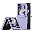 For Samsung Galaxy Z Flip5 5G DUX DUCIS Bril Series PU + TPU Phone Case(Purple) - Galaxy Z Flip5 Cases by DUX DUCIS | Online Shopping South Africa | PMC TechLife | Buy Now Pay Later Mobicred
