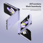 For Samsung Galaxy Z Flip5 5G DUX DUCIS Bril Series PU + TPU Phone Case(Purple)