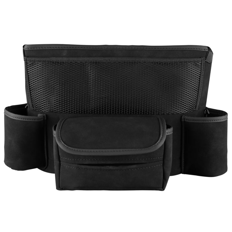 Car Center Console Hanging Bag Sheepskin Leather Storage Bag(Black) - Seat Accessories by PMC TechLife | Online Shopping South Africa | PMC TechLife | Buy Now Pay Later Mobicred