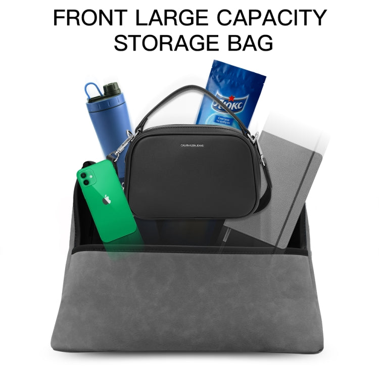 Car Center Console Hanging Bag Sheepskin Leather Storage Bag(Black) - Seat Accessories by PMC TechLife | Online Shopping South Africa | PMC TechLife | Buy Now Pay Later Mobicred