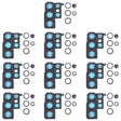 For Samsung Galaxy S22 Ultra 5G SM-S908B 10pcs Camera Lens Cover - free shipping - PMc TechLife - Order now!