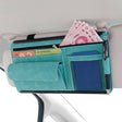 Car Sun Viso Sheepskin Leather Storage Bag(Blue) - Stowing Tidying by PMC TechLife | Online Shopping South Africa | PMC TechLife | Buy Now Pay Later Mobicred