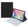 Square Cap Bluetooth Keyboard Leather Case with Pen Slot For Samsung Galaxy Tab S7(Black) - Samsung Keyboard by PMC TechLife | Online Shopping South Africa | PMC TechLife