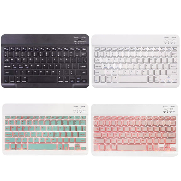 Square Cap Bluetooth Keyboard Leather Case with Pen Slot For Samsung Galaxy Tab S7(Pink)