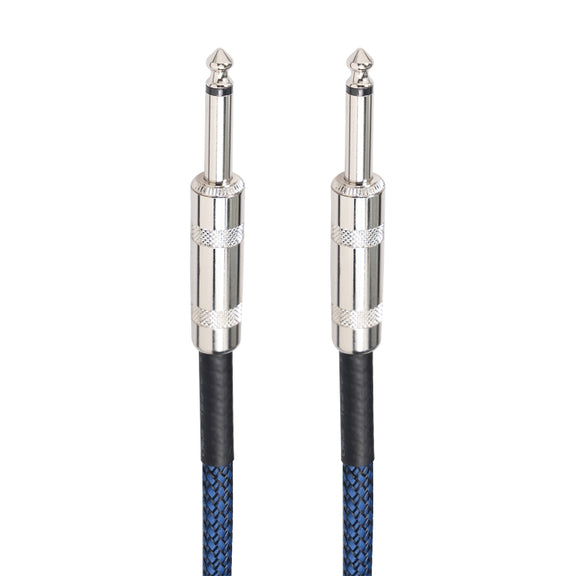 TC048BL 6.35mm Plug Male to Male Electric Guitar Mono Audio Cable, Length:5m