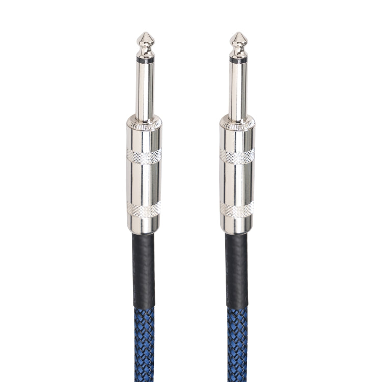 TC048BL 6.35mm Plug Male to Male Electric Guitar Mono Audio Cable, Length:10m
