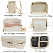 CADeN Multifunctional Photography Shoulders Digital Bag Portable Camera Backpack, Size:28.5 x 14 x 42cm(Black)