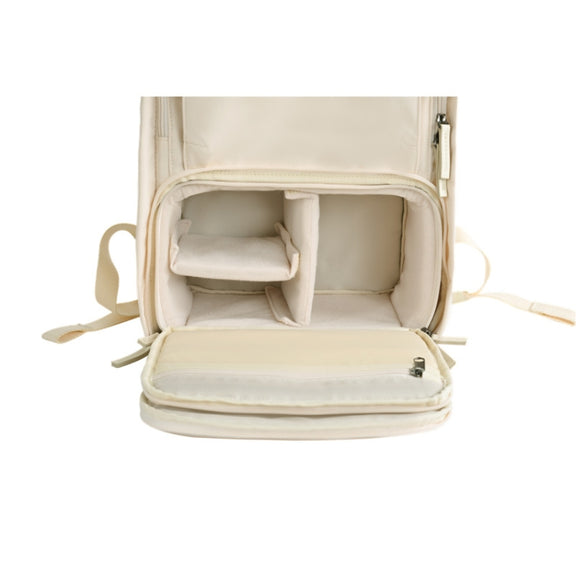CADeN Multifunctional Photography Camera Lens Inner Bag, Size:25.5 x 15.5 x 13.5cm(Beige)