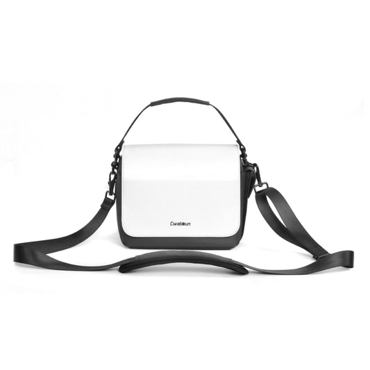 CADeN D73 Camera Sling Bag Water-resistant Shockproof Camera Handbag, Size:23.5 x 14 x 19cm Black White - free shipping - PMC Jewellery - Order now!