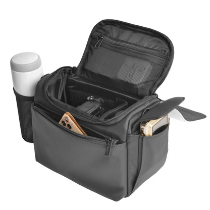 CADeN D73 Camera Sling Bag Water-resistant Shockproof Camera Handbag, Size:23.5 x 14 x 19cm Black White - free shipping - PMC Jewellery - Order now!